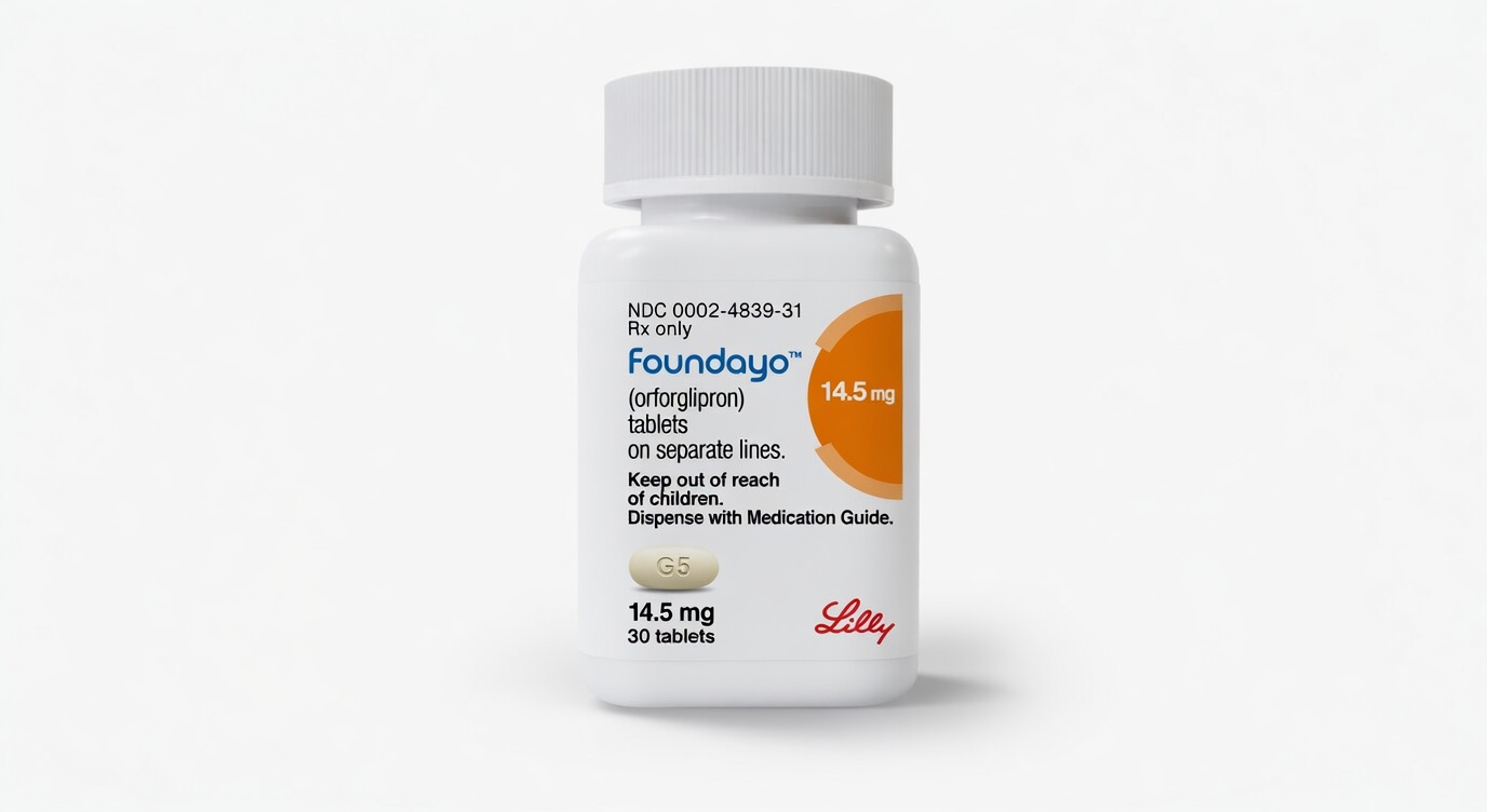 Buy orforglipron, price Order Foundayo 14.5 mg